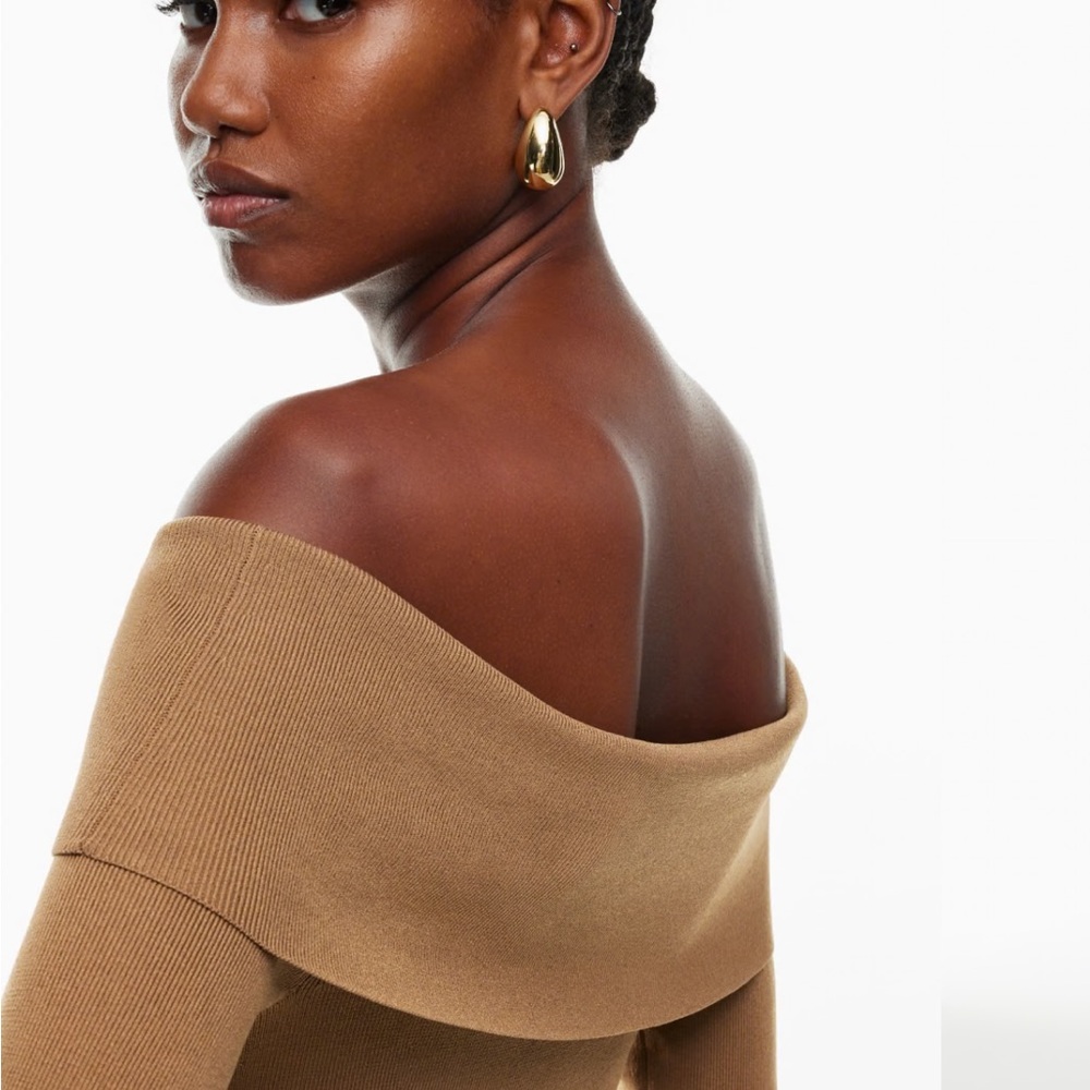 BABATON SCULPT KNIT SECTION DRESS